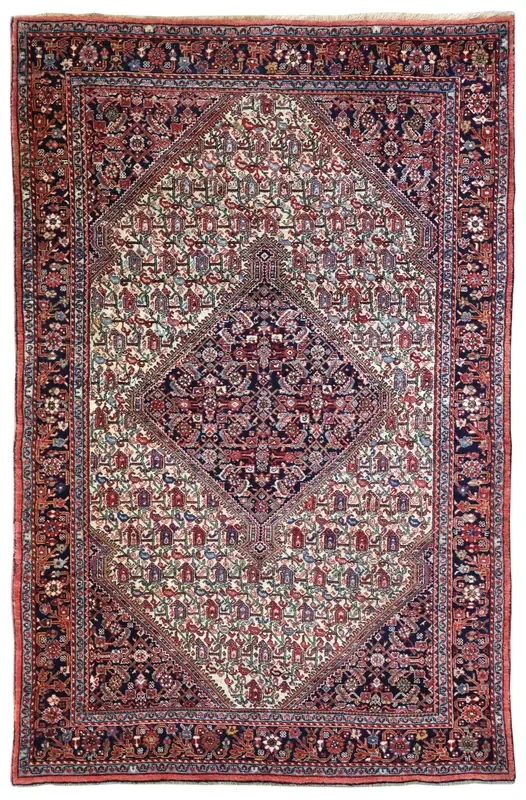 Antique Bijar Handwoven Traditional Rug, J66427