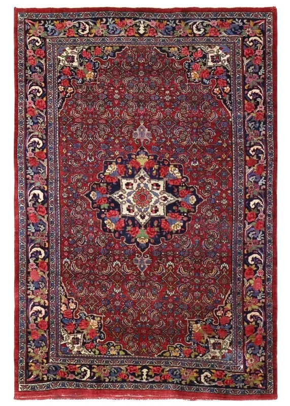 Antique Bijar Handwoven Traditional Rug, J68070