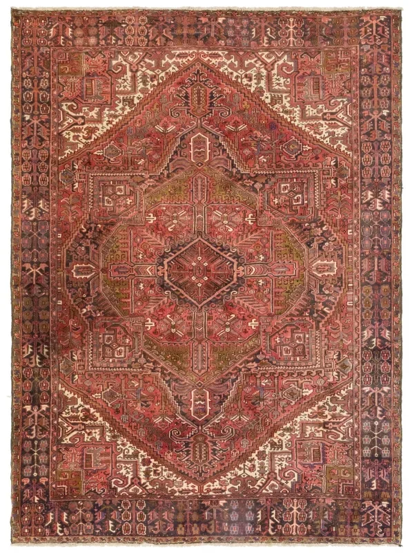 Antique Heriz Handwoven Tribal Rug, 80249