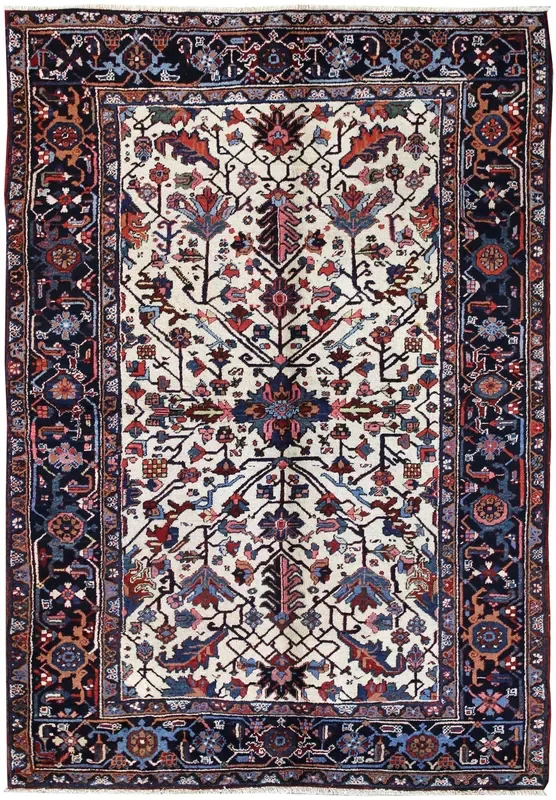 Antique Heriz Handwoven Tribal Rug, J62849