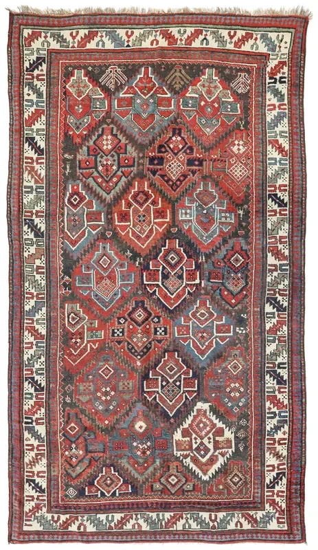 Antique Kurd Handwoven Tribal Rug, J75313