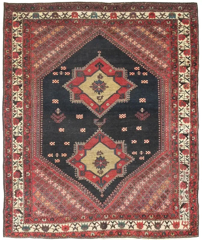 Antique Luri Handwoven Tribal Rug, JF6156