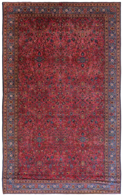 Antique Tabriz Handwoven Traditional Rug, J70427