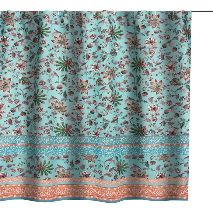 Barefoot Bungalow Audrey Bath Shower Curtain – Turquoise 72×72