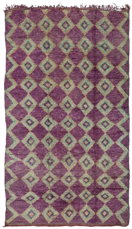 Berber Handwoven Tribal Rug, J71910