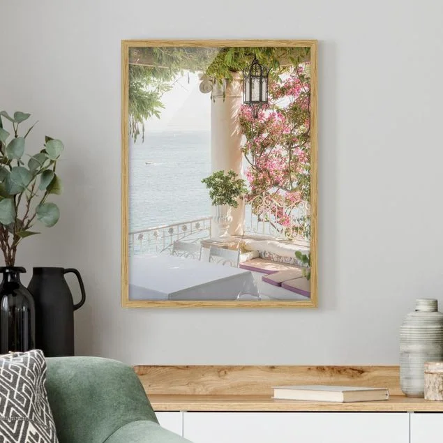 Bild mit Rahmen – Italienischer Balkon