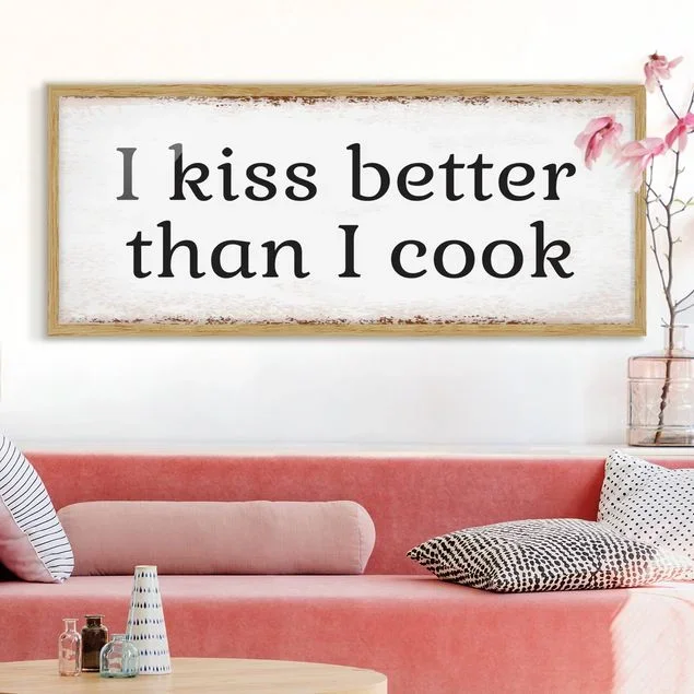 Bild mit Rahmen im Panorama No.KA29 I Kiss Better II