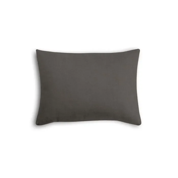 Boudoir Pillow in Classic Linen – Smoke