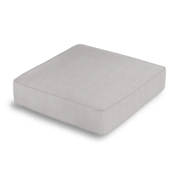 Box Floor Pillow in Lush Linen – Smokey Quartz