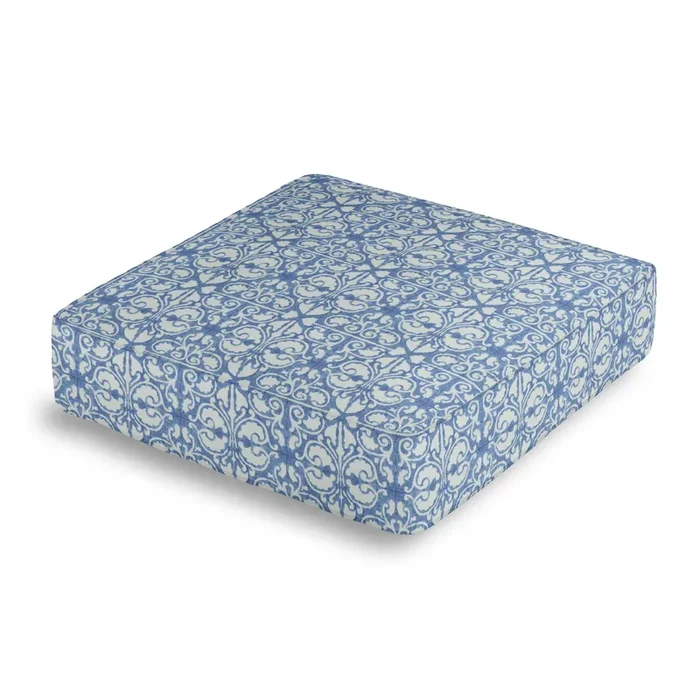 Box Floor Pillow in Palazzo – Chambray