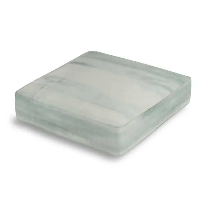 Box Floor Pillow in Up In The Sky – Aqua