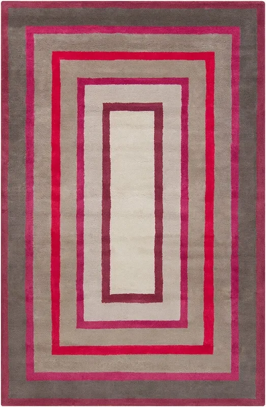 Chandra Allie All57 Red / Grey Rugs