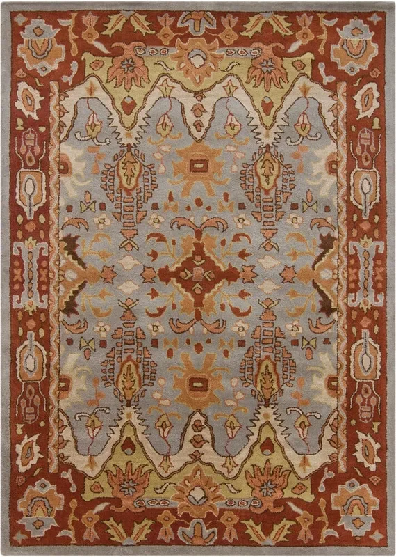 Chandra Bajrang Baj8038 Rust / Beige / Brown / Orange Rugs