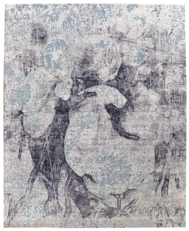 Clouds Handwoven Contemporary Rug, J44917