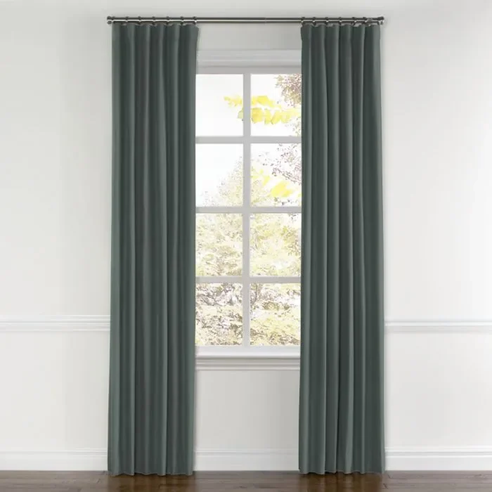 Convertible Drapery in Lush Linen – Charcoal