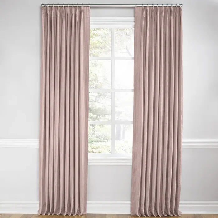 Euro Pleat Drapery in Baldwin – Scarlet