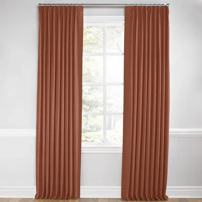 Euro Pleat Drapery in Moray – Clay
