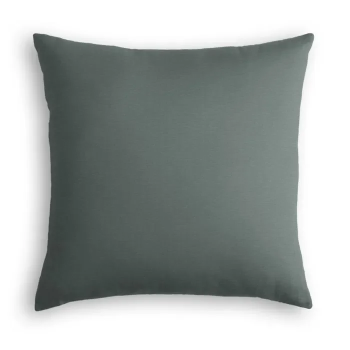 Euro Sham in Lush Linen – Charcoal