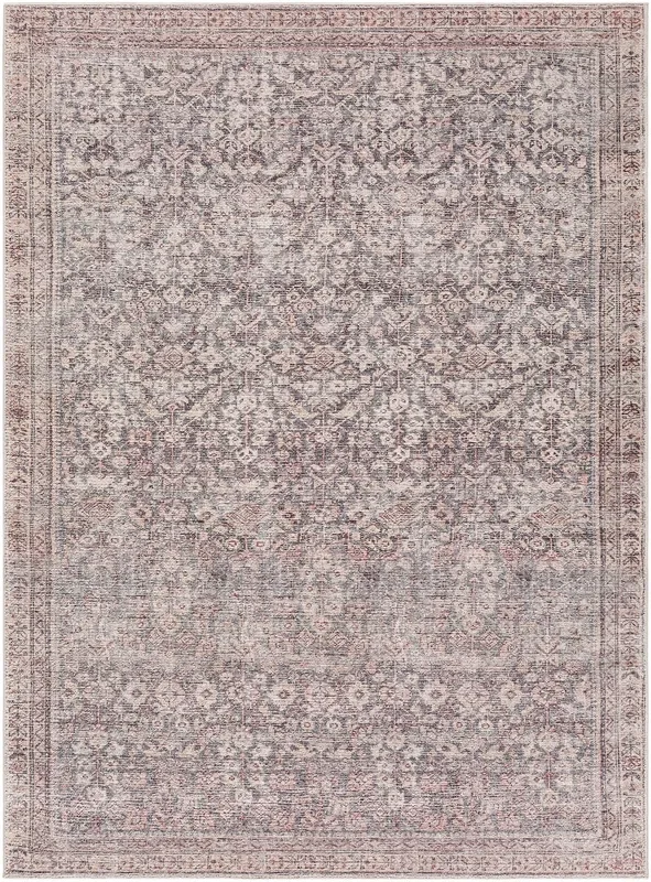 Galey Alix x Livabliss Collins Avenue Grey Traditional Area Rug