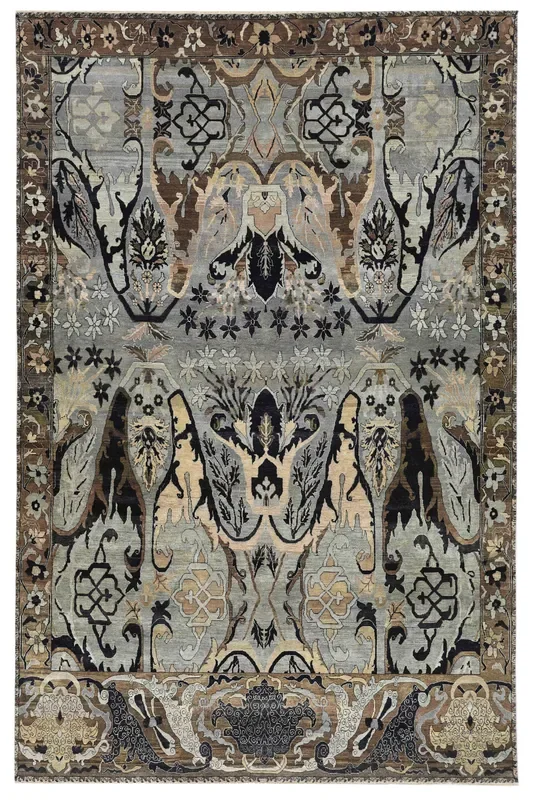 Garous Bijar Handwoven Tribal Rug, J77125