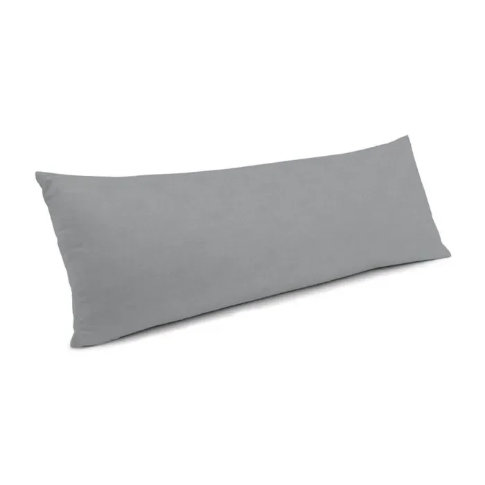 Large Lumbar Pillow in Classic Linen – Cement