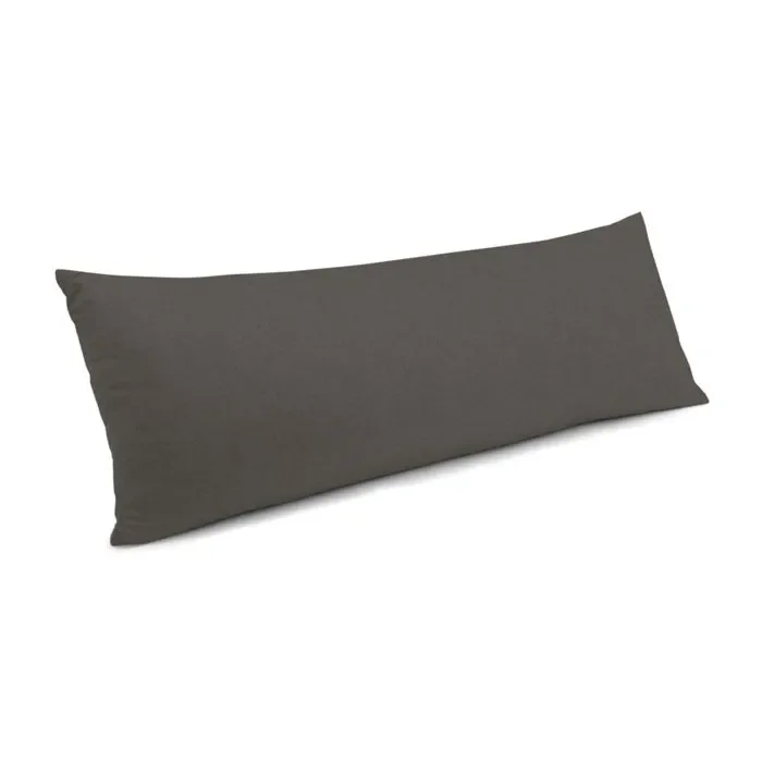 Large Lumbar Pillow in Classic Linen – Smoke