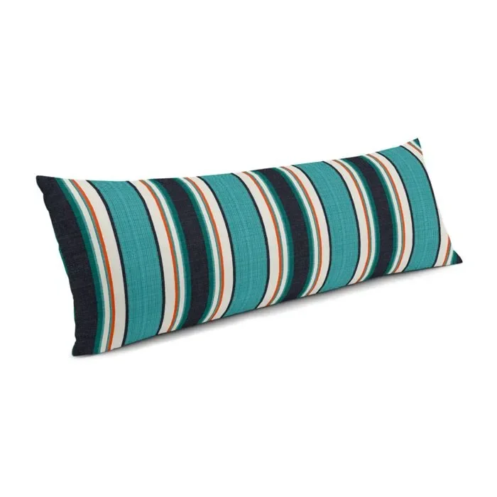 Large Lumbar Pillow in Sunbrella® Token – Surfside