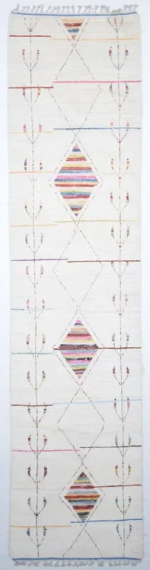 Moroccan Handwoven Tribal Rug, J78257