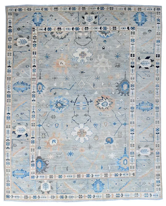 Oushak Handwoven Transitional Rug, J65147