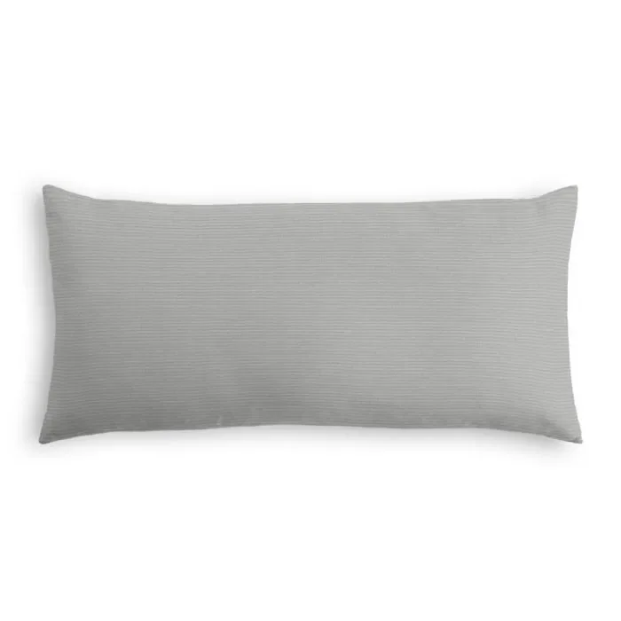 Outdoor Lumbar Pillow in Sunbrella® – Granite