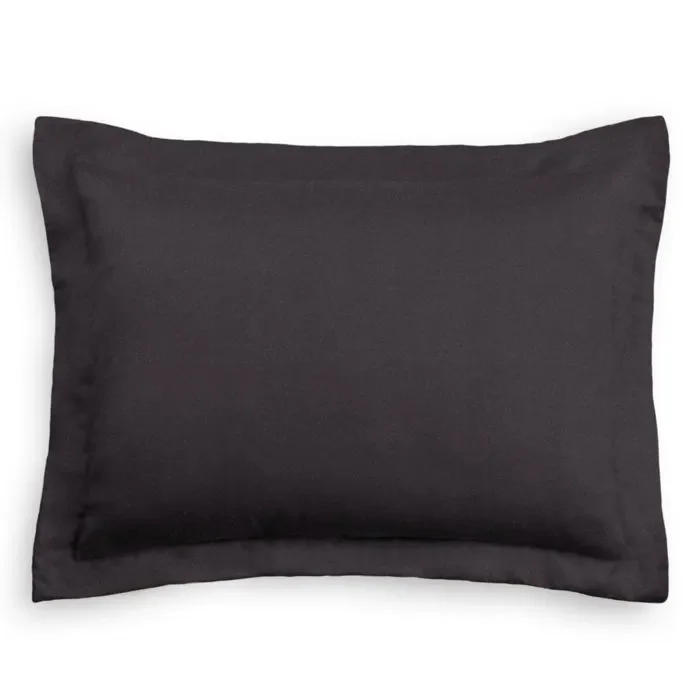 Pillow Sham in Classic Velvet – Charcoal