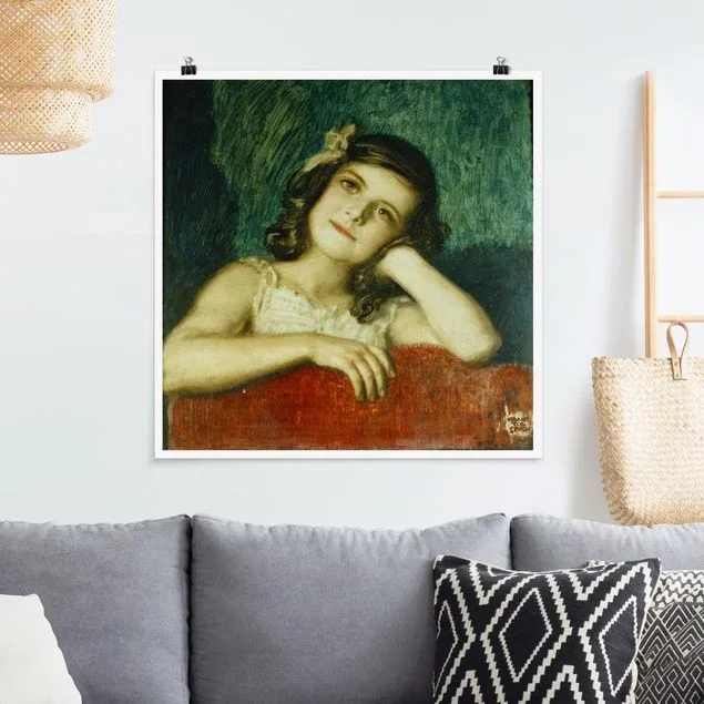Poster als Quadrat Franz von Stuck – Mary
