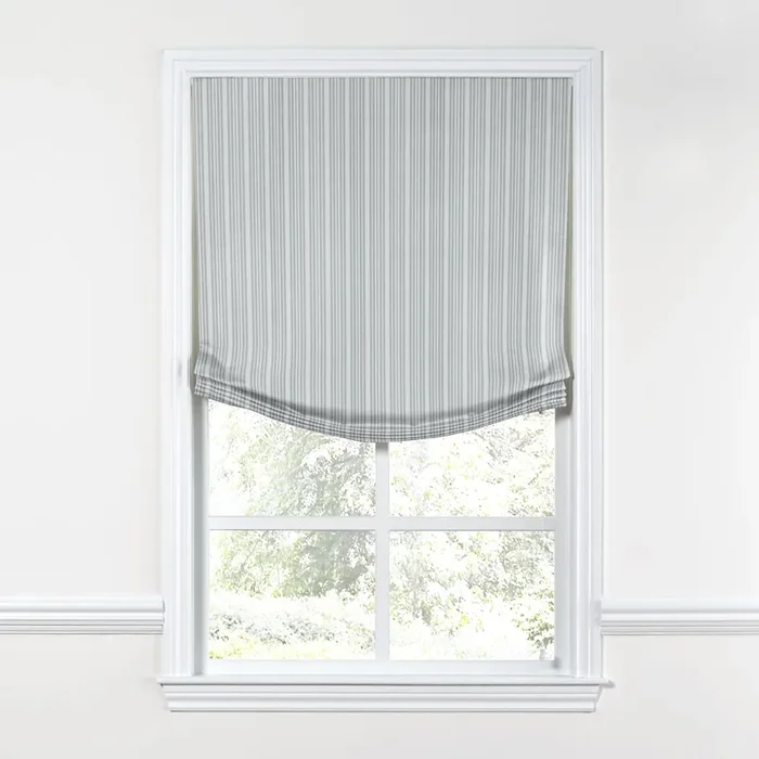 Relaxed Roman Shade in Murali – Gray