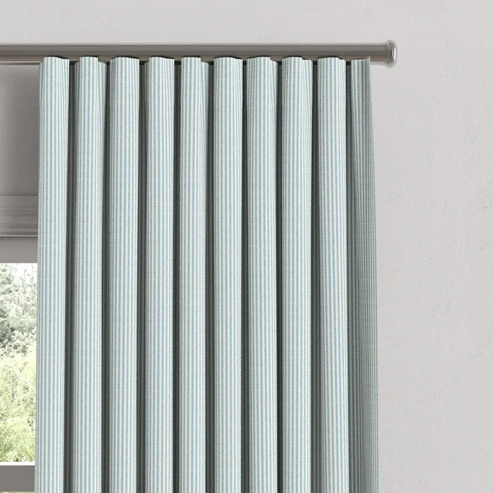 Ripplefold Drapery in Baldwin – Baby Blue