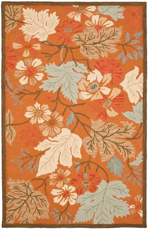 Safavieh Blossom Blm917A Rust / Multi Rugs