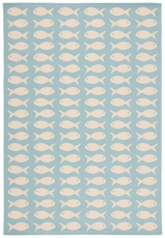 Safavieh Courtyard Cy6013-223 Aqua/Beige Rugs