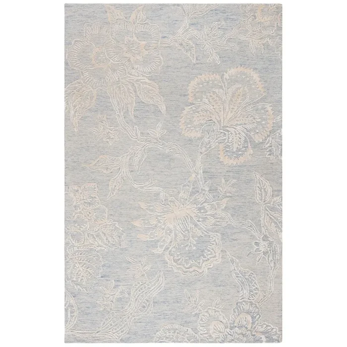Safavieh Glamour Glm661M Light Blue/Ivory Rugs