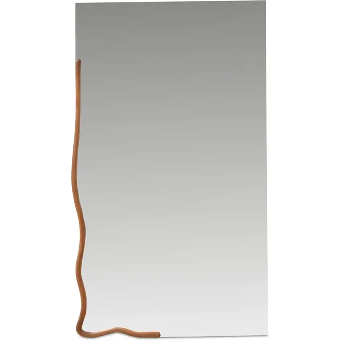 Shop Moe‘s BB-1011-03 Leni 35″ Mirror Brown Acacia Wood