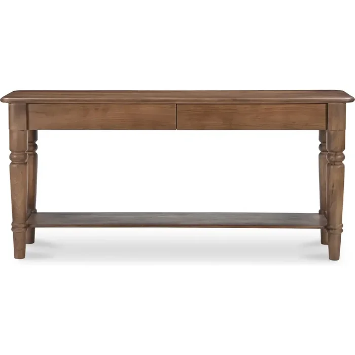 Shop Moe‘s BB-1023-03 Russet Console Table Brown Finish Acacia Wood