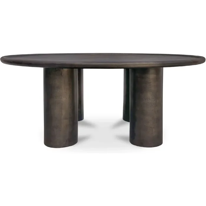 Shop Moe‘s FI-1124-31-0 Deacon Outdoor Coffee Table Deep Bronze Cast Aluminum