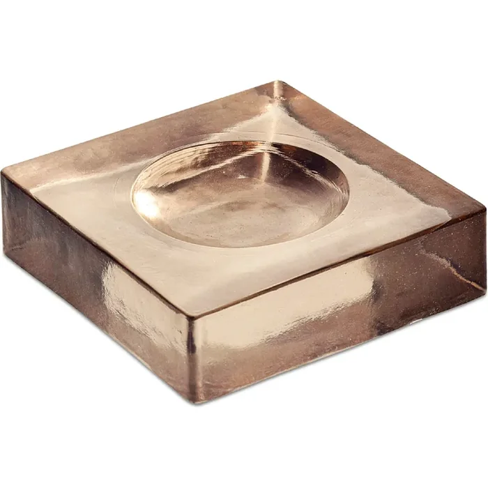 Shop Moe‘s FI-1126-03 Miro Glass Catchall Table Decor Soft Amber Brown