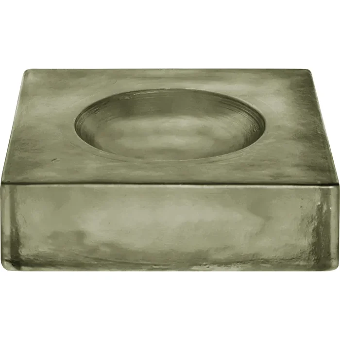 Shop Moe‘s FI-1126-16 Miro Glass Catchall Table Decor Muted Sage Green