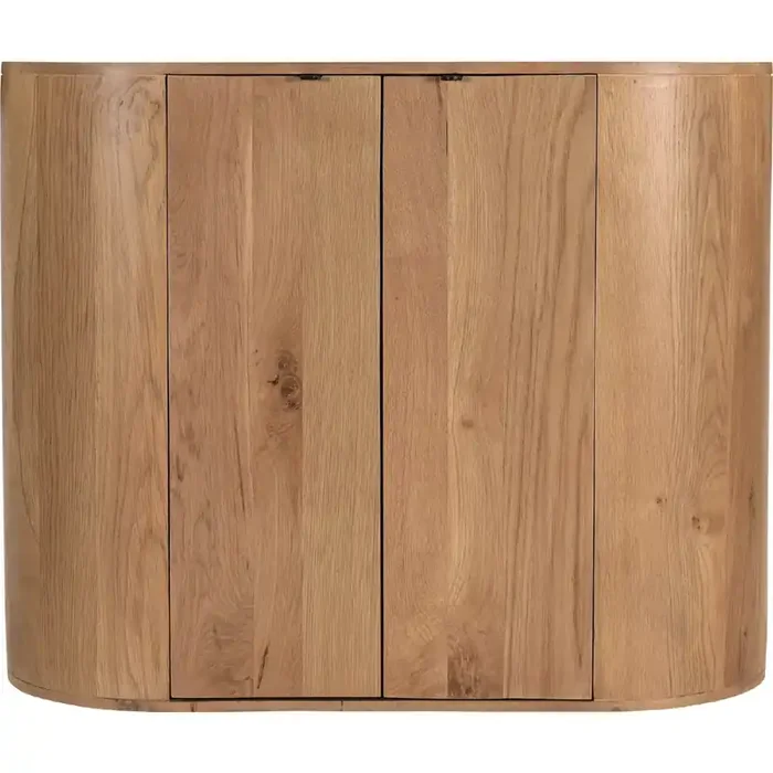 Shop Moe‘s RP-1050-24 Theo Cabinet Semi Gloss Natural Finish Oak