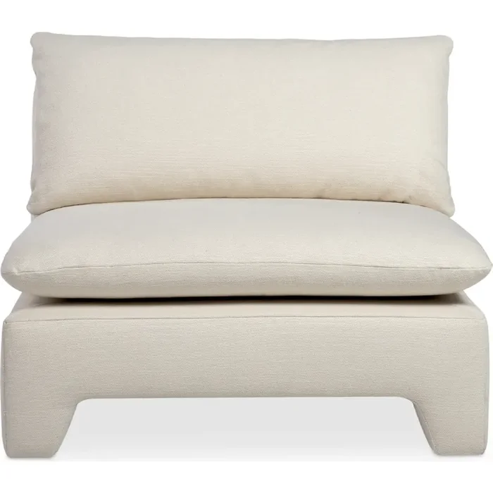 Shop Moe‘s ZT-1043-05 Estelle Lounge Accent Chair Cream Fabric