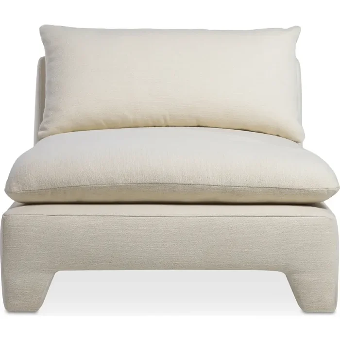 Shop Moe‘s ZT-1044-05 Estelle Chaise Cream Fabric