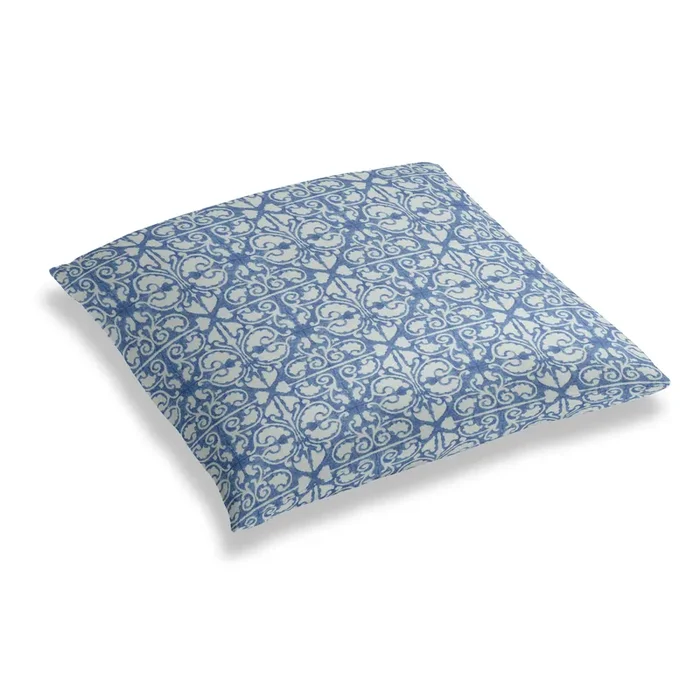 Simple Floor Pillow in Palazzo – Chambray