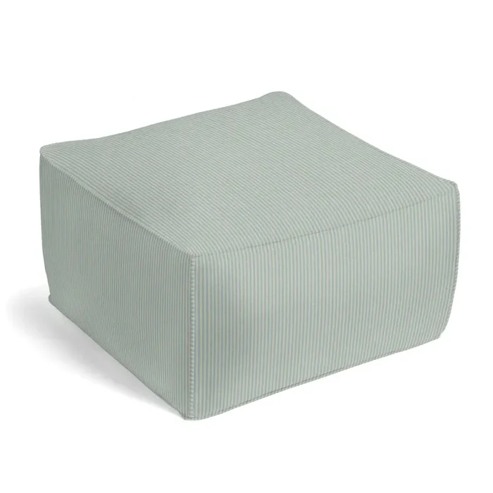 Square Pouf in Baldwin – Cornflower