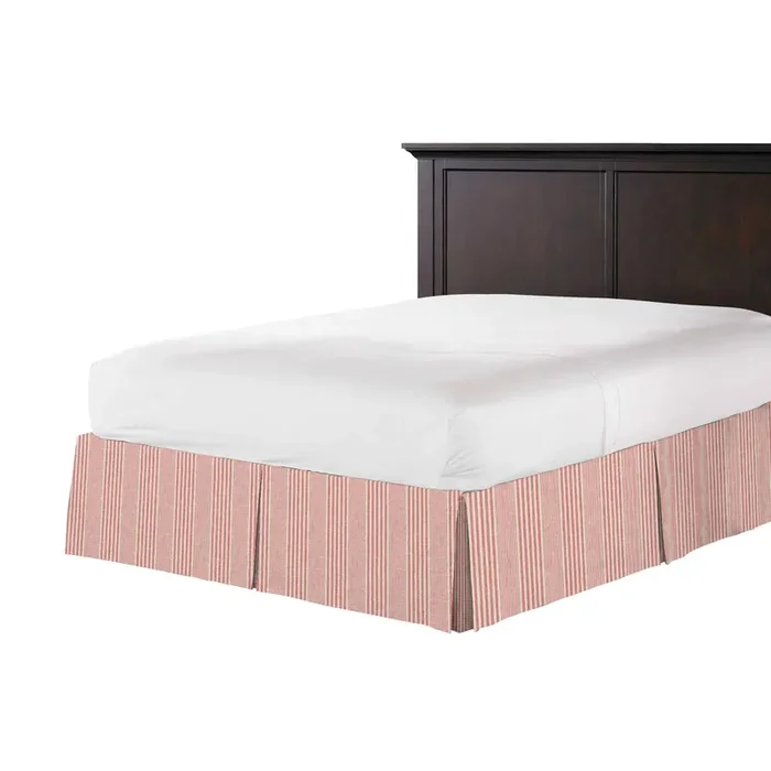 Tailored Bedskirt in All Lined Up – Sunset