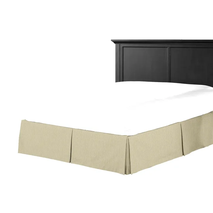 Tailored Bedskirt in Baldwin – Goldenrod