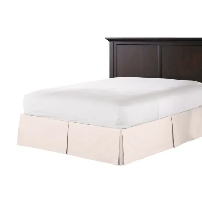 Tailored Bedskirt in Lush Linen – Cameo